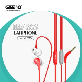 Geeoo X-30 Deep Bass In-Ear Wired Earphone