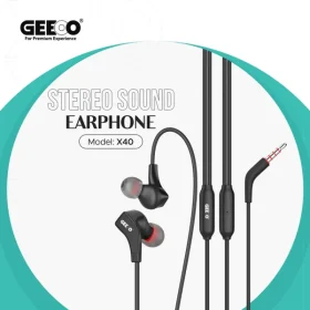 GEEOO X-40 Stereo Bass Earphone