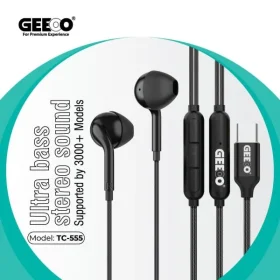 Geeoo TC-555 Type-C Semi In-Ear Wired Earphone