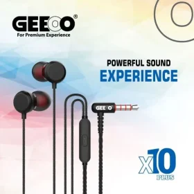 Geeoo X10 Plus In-Ear Earphone With Microphone